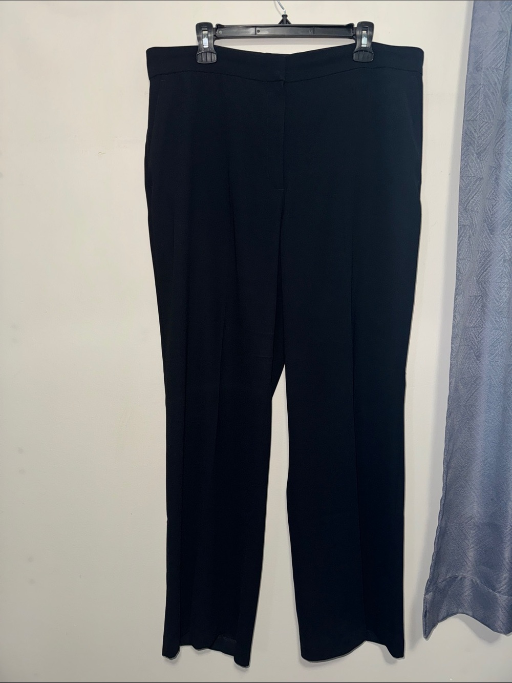 H&M Black Straight-Leg Women's Trousers